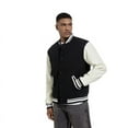 thumbnail image 2 of Men Colorblock Casual Bomber Jacket (XXL, DeepLakeBlue), 2 of 7