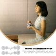 thumbnail image 2 of unbranded 10 Pairs Closure Buttons Cheongsam Knot Grey Polyester Fastening for Retro Ethnic Style, 2 of 7