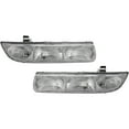 thumbnail image 4 of For 96-99 Saturn S-Series 4-Door Headlight Headlamp Head Light w/Bulb PAIR SET, 4 of 5