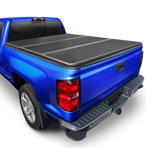 Tyger Auto T5 Tri-Fold Alloy Hardtop Truck Bed Tonneau Cover Compatible with 2007-2013 Chevy Silverado GMC Sierra 1500 | 5'9" (69") Bed | TG-BC5C3003