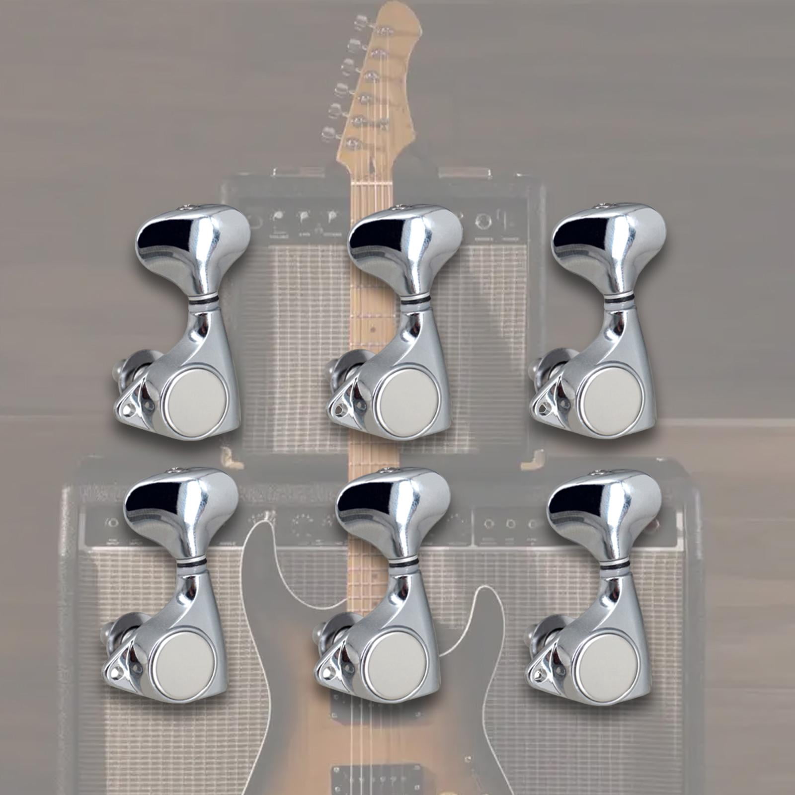 QccHieUs 6 Pieces Guitar String Tuning Pegs Tuners Set 1: Install Lightweight Replacement