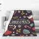 thumbnail image 1 of Balery Merry Christmas Manta de Felpa Suave y Acogedora – Cobija de Franela Aterciopelada para Cama, Lavable y Cálida para Sofá, Mascotas, Transpirable-50"x40", 1 of 7