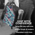thumbnail image 6 of Lsque Fish In The Wave Lunch Bag Lunch Box for Women Men Reusable Insulated Lunch Tote Bag,Leakproof Thermal Cooler Sack Food Handbags Case High Capacity, 6 of 9