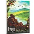 thumbnail image 1 of ARTCANVAS Earth Your Oasis in Space There's No Place Like Home NASA Poster Canvas Art Print - Size: 40" x 26" (1.50" Deep), 1 of 9