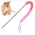 thumbnail image 1 of Cat Wand Toy Plush Interactive Creative Cat Teaser Stick Toy Kitten Play Wand, 1 of 10