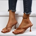 thumbnail image 2 of Juebong Sandals clearance Flip Flops for Women Girls Thong Slide Sandals - Summer Dressy Bohemian Travel Flat Sandals Cute Low Wedge Summer Open Toe Sandal Shoes, 2 of 5