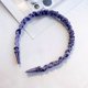 thumbnail image 1 of Diadema plisada sencilla para mujer, diadema de alta gama, diadema fina de satén para verano, accesorios para el cabello con sello para lavar el rostro, 1 of 6