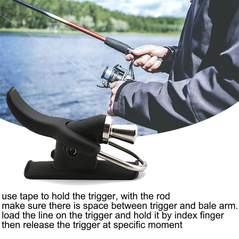 Ploreser Anti-Cutting Hand Long Cast Wheel handle Casting Trigger Aid Tear  Resistance Ergonomic Bionic Finger Mackerel Fishing Accessory 1-4PCS 