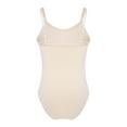thumbnail image 2 of ZDHoor Women and Girls Nude Camisole Undergarment Leotard with Clear Transition Straps Nude 9-10, 2 of 7