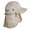 Beige, variant on Top Headwear Vacationer Flap Hat With Full Neck Cover - Beige