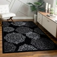 thumbnail image 3 of Luxe Weavers Floral Medallion Gray 8x10 Oriental Area Rug, Indoor Carpet, 3 of 7