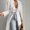White, variant on MORTTIC Women's Lightweight Semi-See Through Long Sleeve Cardigan - Loose Fit Open Front Cover Up with Buttons & Belt Khaki,S