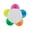 Multicolor, variant on Five Pointed Star Highlighter Pens - 5-Color Water-Based Markers for Clear Annotation and Organization