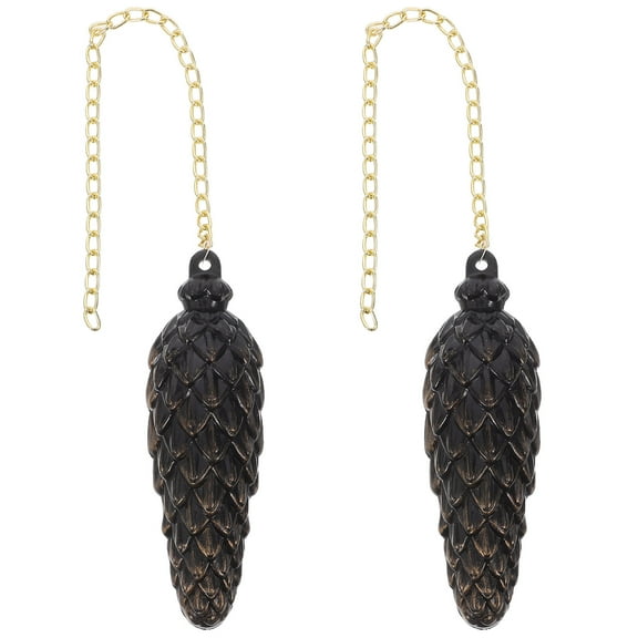 WORGEOUS 2pcs Musical Cuckoo Clock with Decorative Hammer plastic Wall Clock Pendulum for Living Room Mechanical Movement Decorative Clock Home Decor