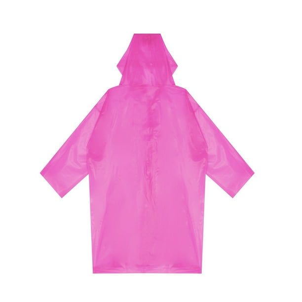 Boys Girl Children Hooded Jacket Rainsuit Rain Poncho Raincoat Long