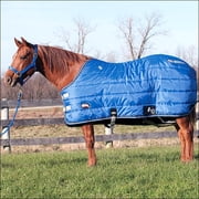 70"" Blue Weaver Leather 420D Horse Stable Blanket Medium Weight Show Coat 300Gm
