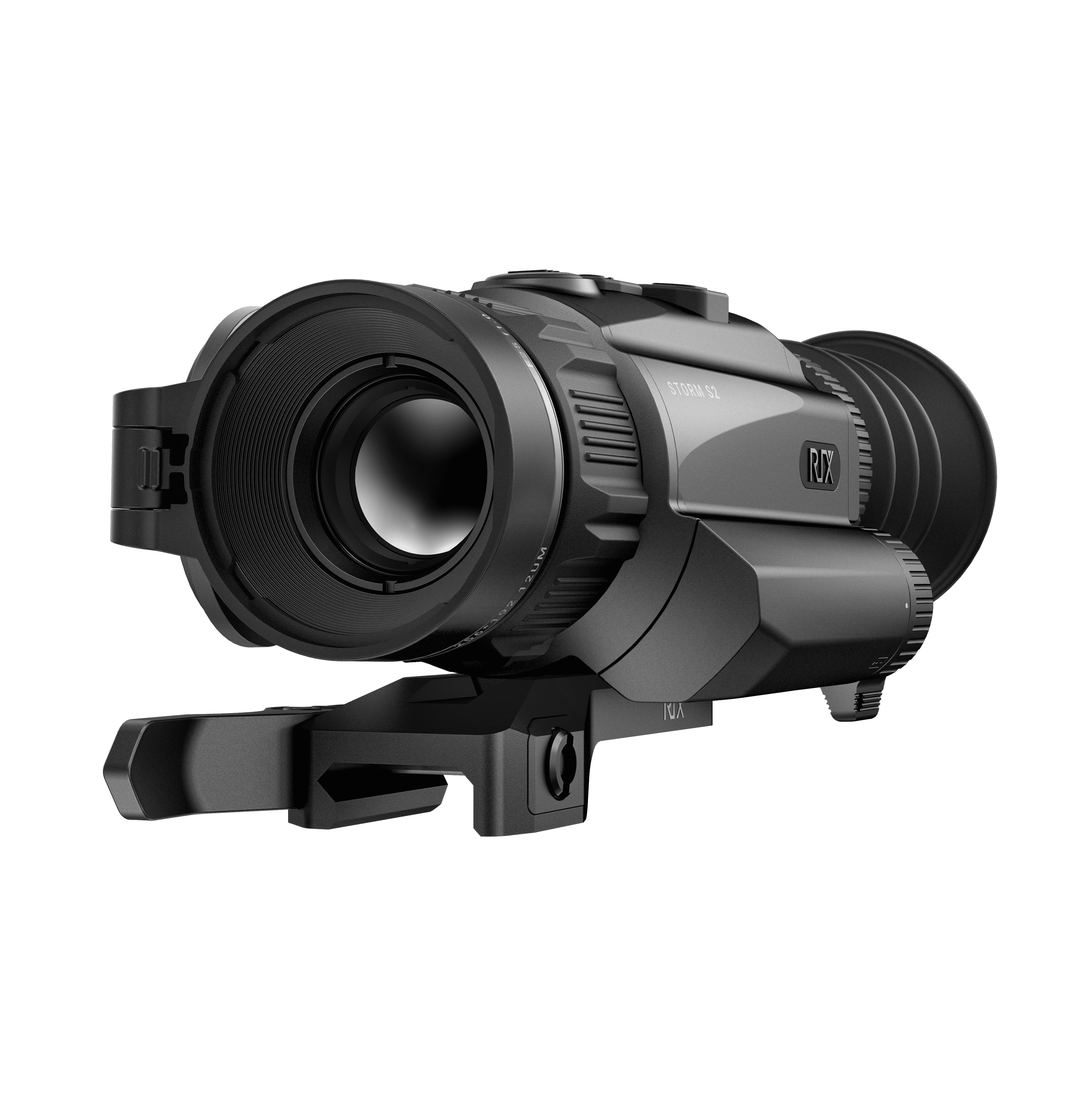 RIX Storm-S2 12um 256 Thermal Scope 25mm Thermal Imaging RifleScope, 50Hz Refresh Rate, Thermal Scope with 1422 Yards Detection Range and 3.5X Base Magnification, 0.9lb