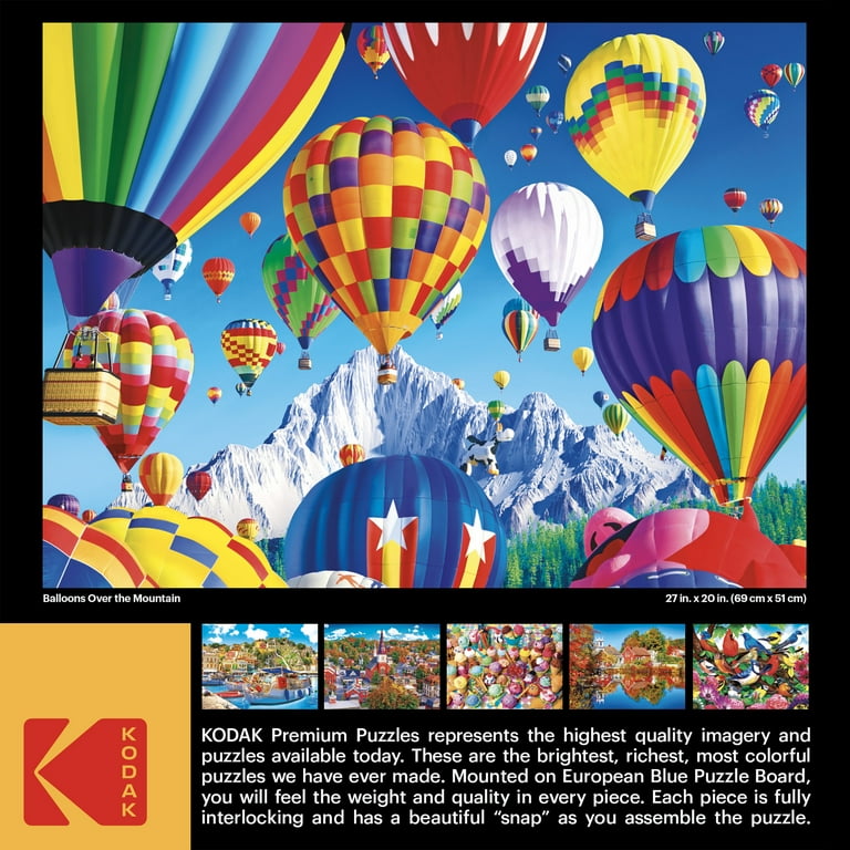 Cra-Z-Art Kodak 1000-Piece Balloons over the Mountain Jigsaw