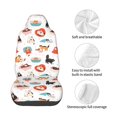 thumbnail image 4 of Honeii funny cats celebrating Valentine's Day Print Car Seat Cover,Car Interior Covers,Universal Fit Seat Protector, Compatible with Most Cars, SUVs, Trucks, and Vans, 4 of 5
