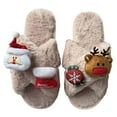 thumbnail image 4 of Yindaity Womens Slippers Indoor Outdoor Fuzzy Slippers for Women Cozy Fur House Shoes Winter Warm Memory Foam Slippers for Indoor and Outdoor(Pink,15.99), 4 of 4