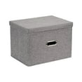 thumbnail image 2 of Cajón organizador de ropa, cesta de almacenamiento de juguetes para guardería, contenedor de almacenamiento grande, armario duradero apilable, 28cmx26cmx38cm, 2 of 8