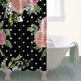 thumbnail image 4 of Pioneer Flower Floral Print Pattern Shower Curtain 36"x72" ,Bathroom Decorative Shower Curtains Set with 12 Hooks,Modern Waterproof Washable Shower Curtain, 4 of 6