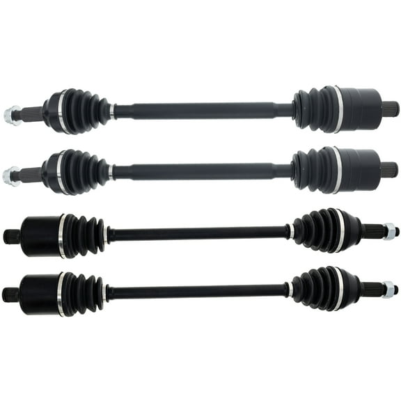 Niche Front Rear CV Axle Drive Shaft Set for Polaris Ranger XD 1500 Crew MK1012387