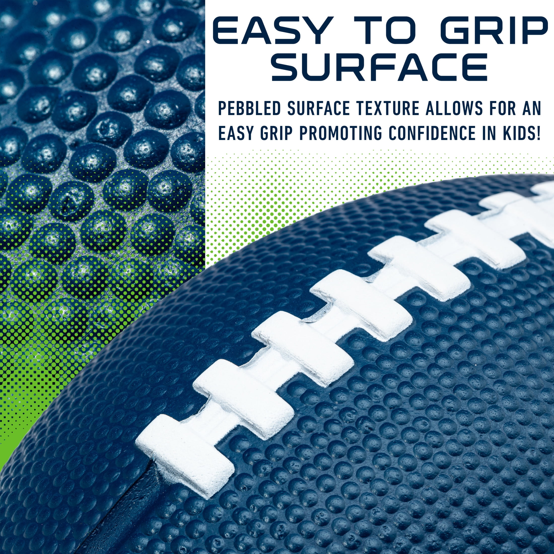 Franklin Sports NFL Seattle Seahawks Football - Kids Foam Football