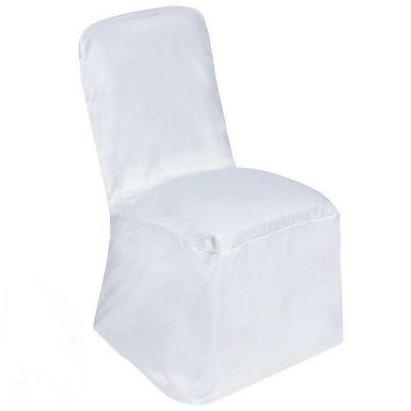 Efavormart Black Square Top Polyester Banquet Chair Cover Dinning Event Slipcover For Wedding Party Banquet Catering