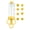 Yellow, variant on VHXWUGN 9-Pieces Cupcake Injector/Decorating Icing Set, Stainless Steel Laminating Tool Cookie Tool Squeeze Cookie Maker Cream laminating Nozzle Soluble Beans Baking Tools (Blue)