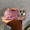 thumbnail image 5 of for iPhone 15 Pro Max Phone Case 6.7 inch, Aesthetic Bling Feather for Women Girls, Shockproof Soft TPU & Hard pc Crimson Purple, 5 of 11