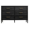 thumbnail image 3 of Better Homes & Gardens Oaklee 6 Drawer Dresser, Charcoal Finish, 3 of 10
