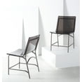 thumbnail image 2 of SAFAVIEH Couture Bryant Glam Acrylic Solid Dining Side Chair, Smoke Grey/Gunmetal (Set of 2), 2 of 14