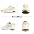 thumbnail image 4 of Womens Athletic Shoes Khaki Breathable Workout Tennis Walking Air Cushion Running Sneakers US 7, 4 of 5