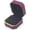 Purple, variant on Luxury Ring Box, Square Velvet Wedding Ring Case Jewelry Gift Box with LED Light for Proposal Engagement Wedding, Black