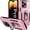 Pink Rose, variant on Sumao for iPhone 13 Pro max Case with Ring,Military Grade Shockproof Liquid Silicone Slim Phone Case-Matte black
