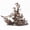 B, variant on Pirate Ship Model Kit 3D Puzzle, Tortuga Bay with Lookout Tower and Dock, Large Finished Display for Adults, Home Decor Gift