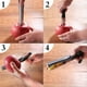 thumbnail image 3 of Paquete de 2 descorazonadores de manzanas Meskcv Acero inoxidable negro, 3 of 5