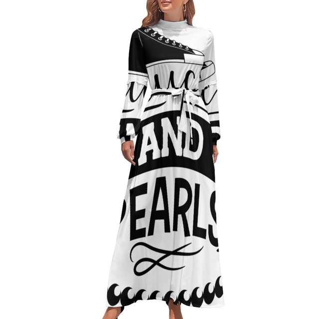 Chucks And Pearls Vestido largo oficial 2021 Vestido largo de mujer Vestidos de noche de mujer 2024