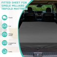 thumbnail image 3 of 2-3 Inch Mattress Topper Cover (Only Cover) Memory Foam Protector Microfiber Memory Foam for Latex Mattress Topper Gel RV(King 80 x 78 Inch,Dark Gray), 3 of 7
