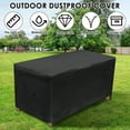 thumbnail image 3 of Ikoopy Patio Deck Box Cover Kit Waterproof Sturdy Rectangular Storage Bench Cover Portable Outdoor Storage Box Protector Set for Outside Use, 3 of 10
