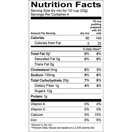 My-T-Fine Chocolate Fudge Instant Pudding Mix and Pie Filling, 4 Servings, 3.12 oz