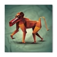 thumbnail image 1 of Geometric Bandana, Polygonal Wild Monkey, Unisex Head and Neck Tie, by Ambesonne, 1 of 2