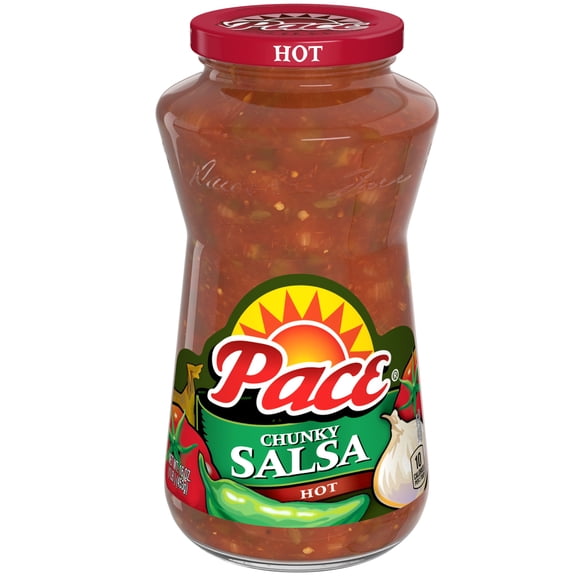 Pace Chunky Hot Salsa, 16 oz Jar