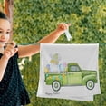 thumbnail image 2 of Easter Gnome Truck Hand Towels 2 PCS, Watercolor Eggs Kitchen Towel Ultra Soft and Highly Absorbent,Decorative Fingertip Face Towel for Bathroom Hotel, 28.3"x14.4", 2 of 4