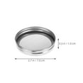 thumbnail image 2 of Hemoton 3 Pcs Mason Jar Lids 7.00X7.00X1.00CM Silver, 2 of 8