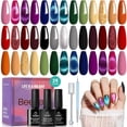 thumbnail image 1 of Set de esmaltes de uñas Beetles Cat Eye Gel, 20 colores con accesorios, 1 of 7