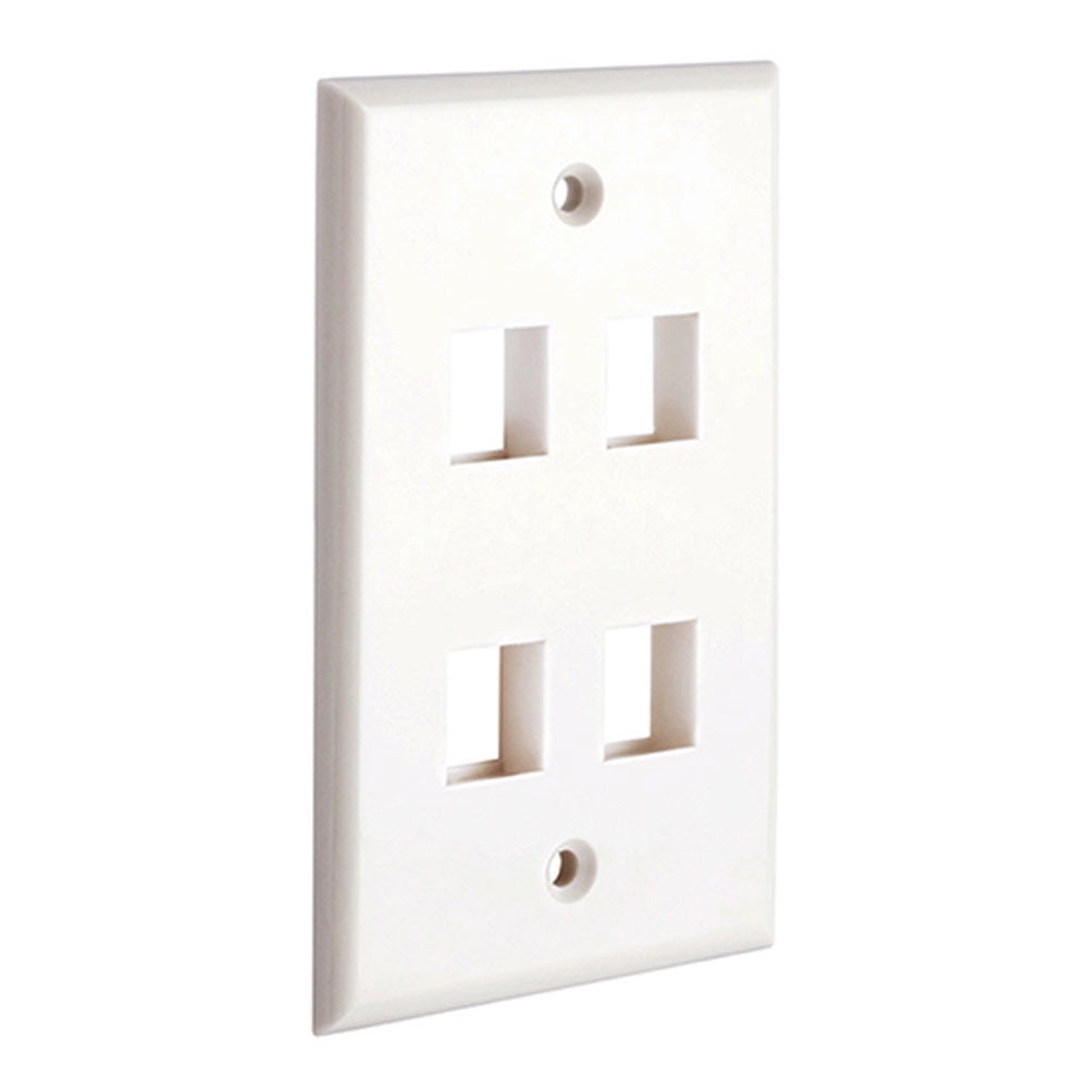 CMPLE Keystone Wall Plate SingleGang Wall Plate with Standard Size 4