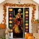 thumbnail image 1 of Cubierta para puerta de Acción de Gracias | Decoración navideña para puerta, pared o mesa | Pancarta de tela de poliéster de 89 x 180 cm para decoración del hogar y fiestas., 1 of 6