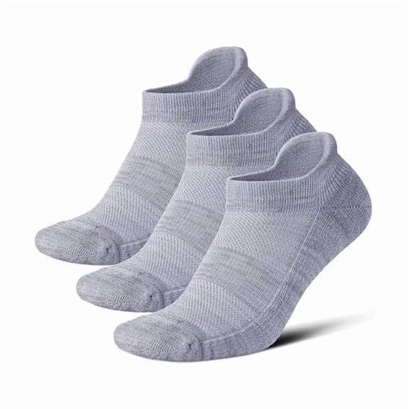 Eryueer Ankle Compression Socks for Women and Men, Bamboo Viscose Low Cut Cushioned Athletic Running Socks